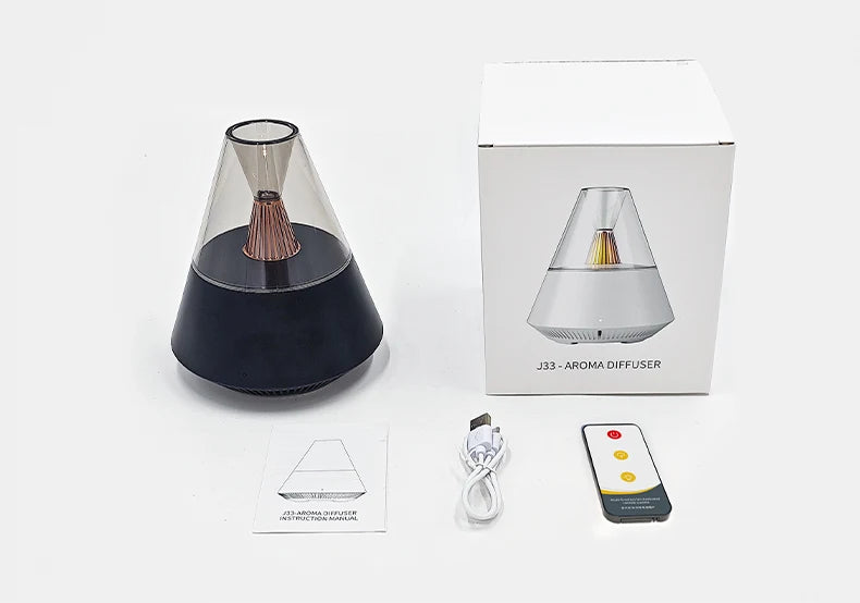 Essential Oil Aroma Diffuser with Light for Home Serenity