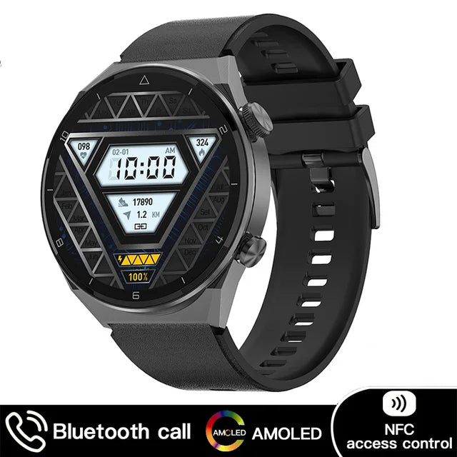 NFC Smart Watch Men GT2 Pro AMOLED HD Heart Rate Bluetooth