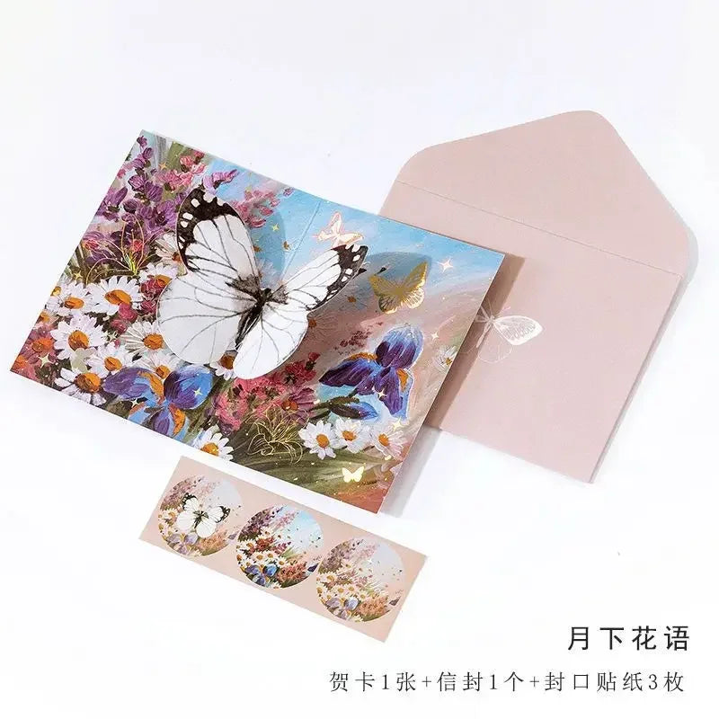 3D Butterfly Pop-Up Greeting Card for All Occasions