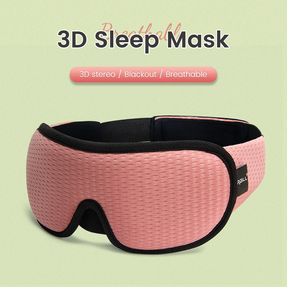 3D Sleeping Mask 100% Blackout Blindfold for Smooth Sleep