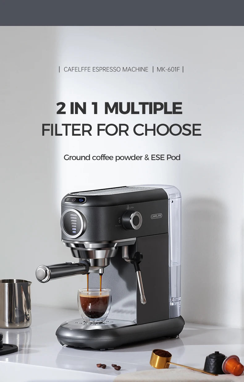 Cafelffe Coffee Machine 19Bar Espresso Maker for Gifting