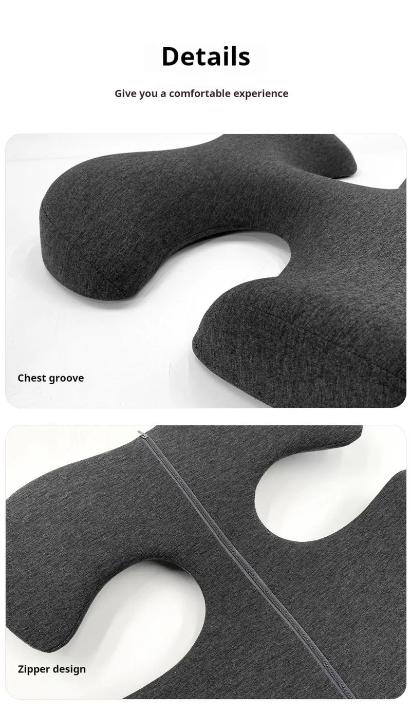 Memory Foam Breathable Head Pillow for Rest and Support