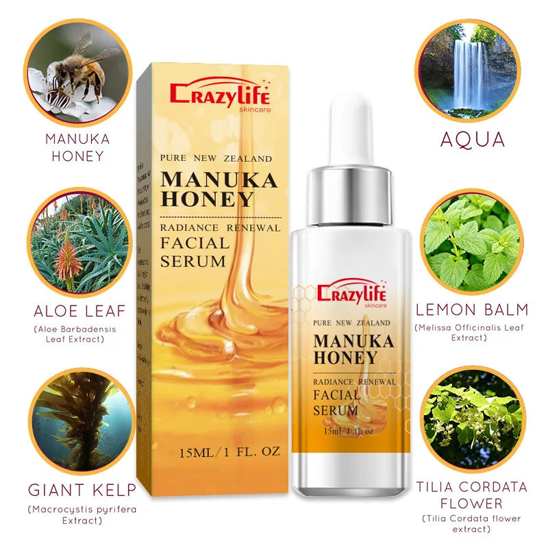 Manuka Honey Gold Face Serum Moisturizing Anti-Wrinkle Essence