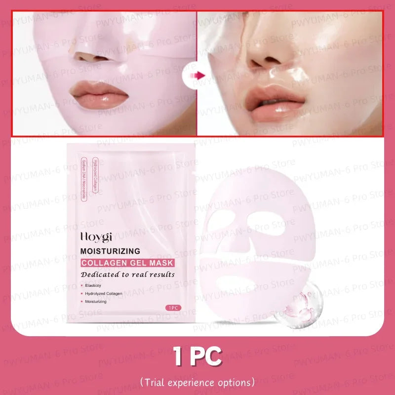 Pink Bio Collagen Gel Salmon Pdrn Face Mask Deep Hydrating