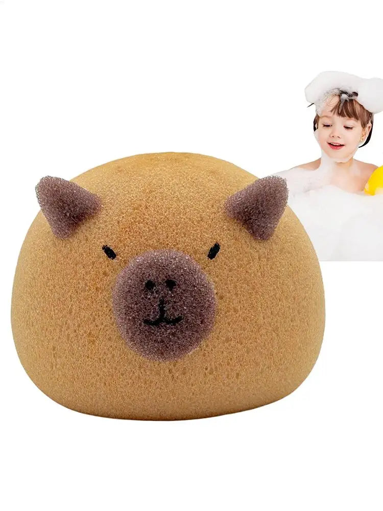 Wash Blistering Capybara Bath Sponge Ball Cute Cartoon Animal