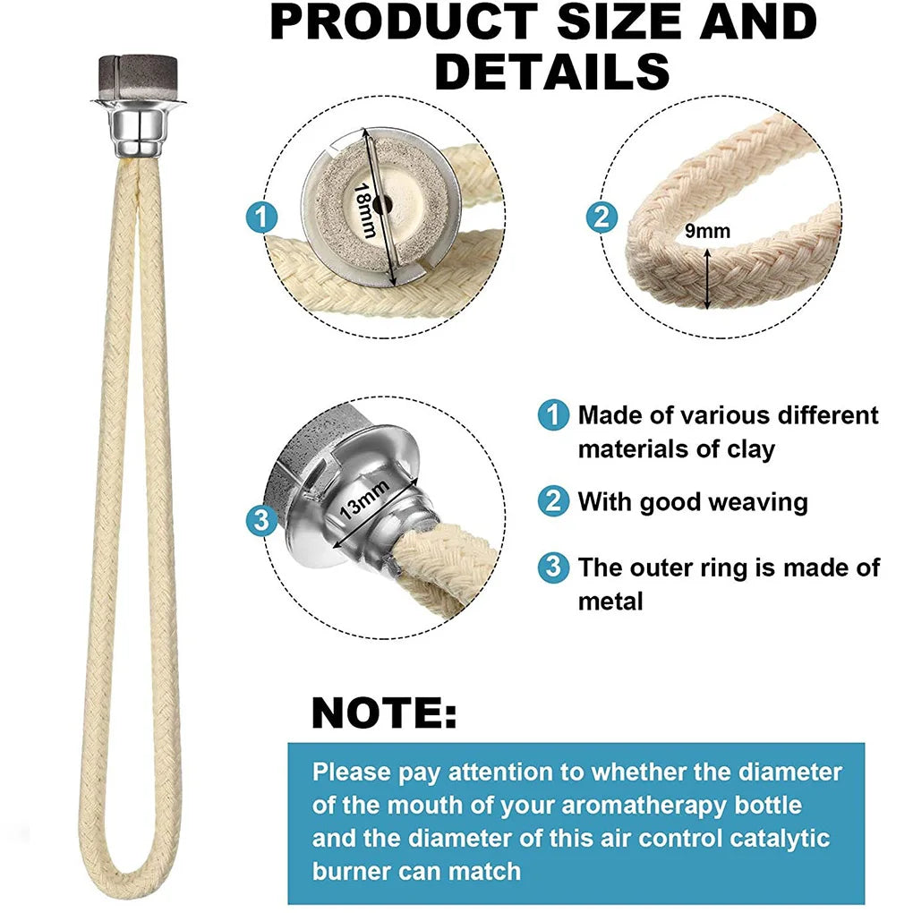 Oil Lamp Wick Replacement 18mm/13mm Catalytic Fragrance