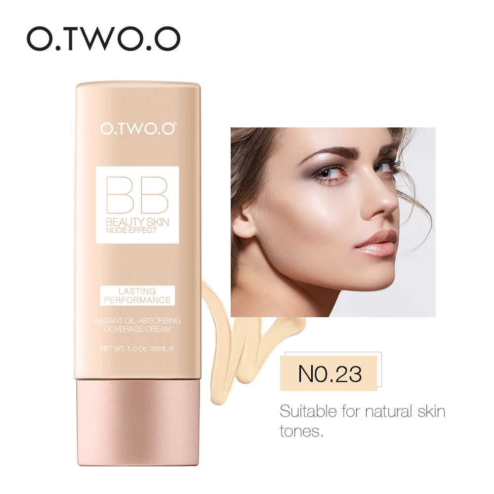 O.TWO.O Makeup Base BB Cream Natural Whitening Liquid Foundation