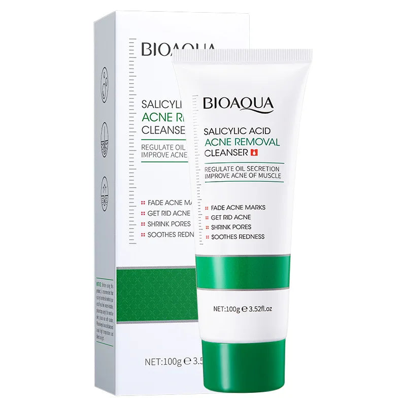 BIOAQUA Salicylic Acid Facial Cleanser For Acne Control