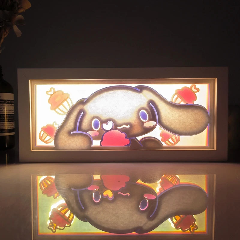 Anime Light Box Led Strip Lights Shadow Box Usb Table Lamp