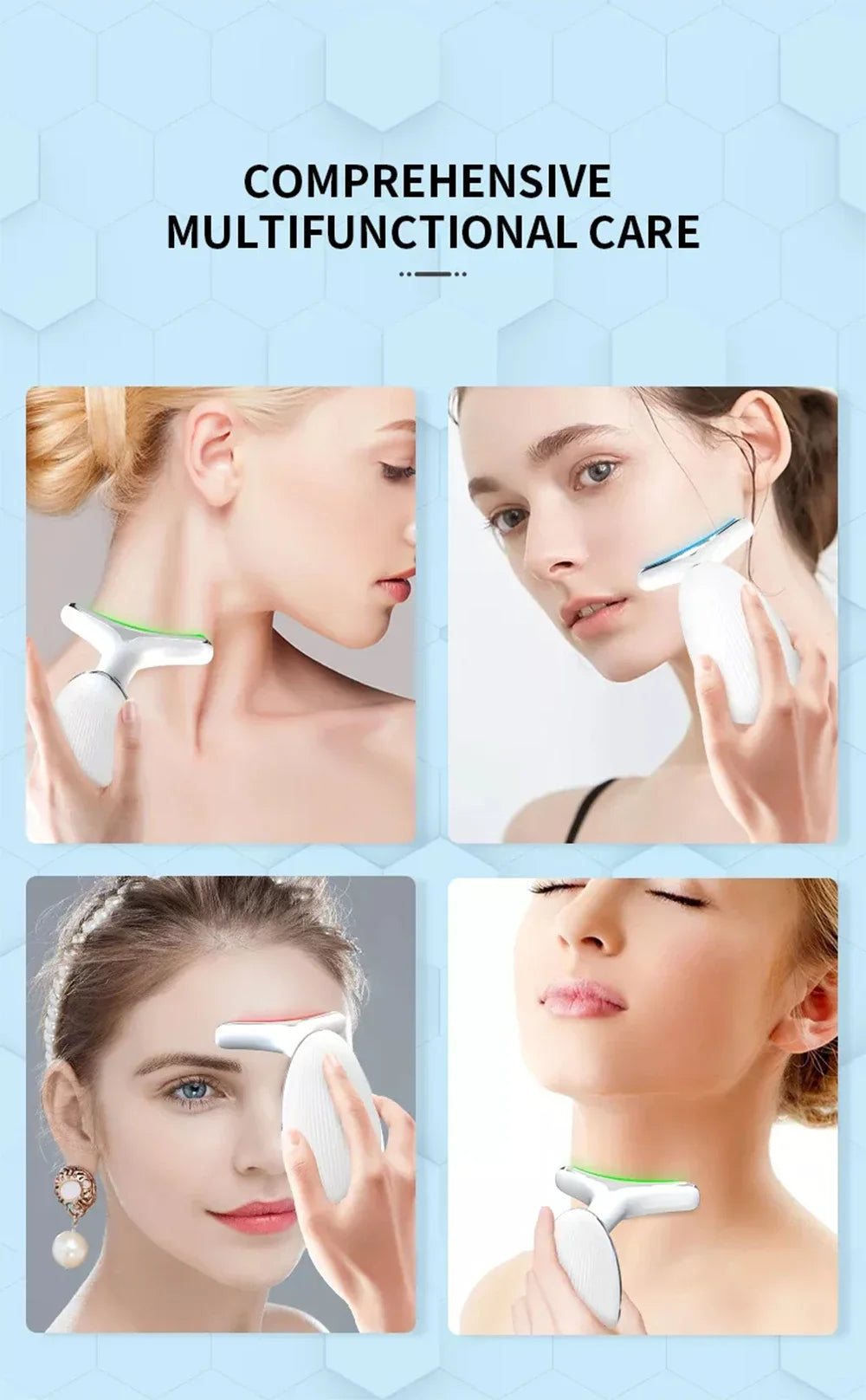 Neck Face Massager Skin Care Device for Skin Rejuvenation