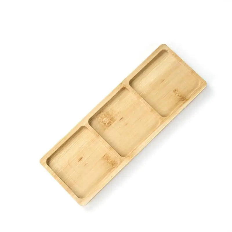 Elegant Multi Bamboo Tray Wood Saucer Flower Pot Tray Cup Pad Coaster Plate For Kitchen