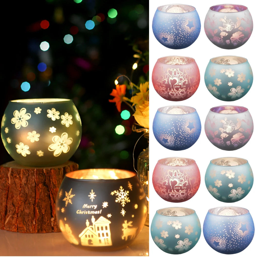 Colorful Candle Holder Starry Night Tea Light Holder Classy Décor