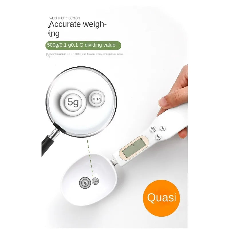 Electronic Scale Adjustable Digital Precision Measuring Spoon for Kitchen Cooking