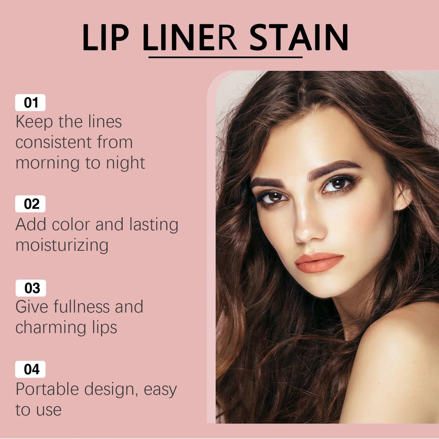 EELHOE Peel Off Lip Liner Tattoo Matte Waterproof Stain