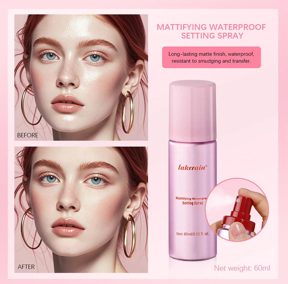 Mattifying Waterproof Setting Spray for All Skin Types