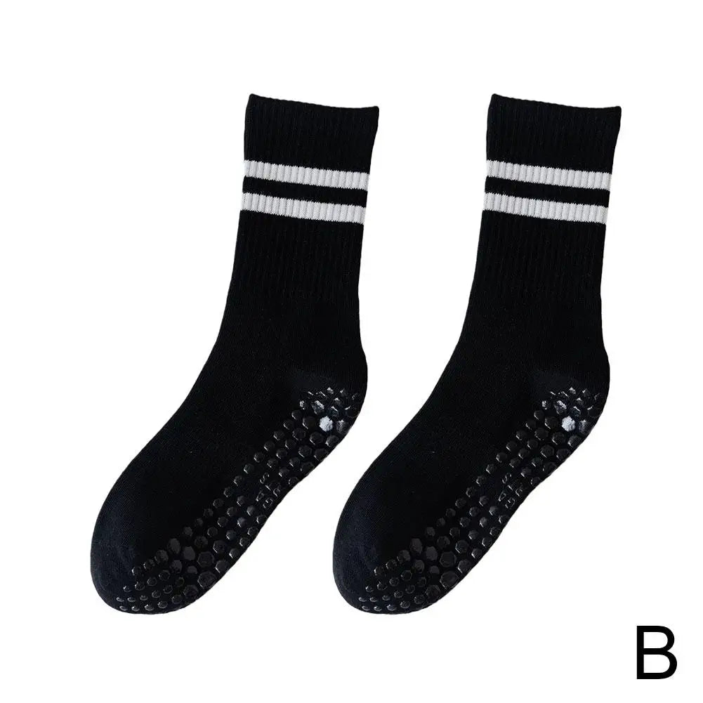 8 Colors Sports Socks Cotton Mid-tube Bottom Non-slip Yoga