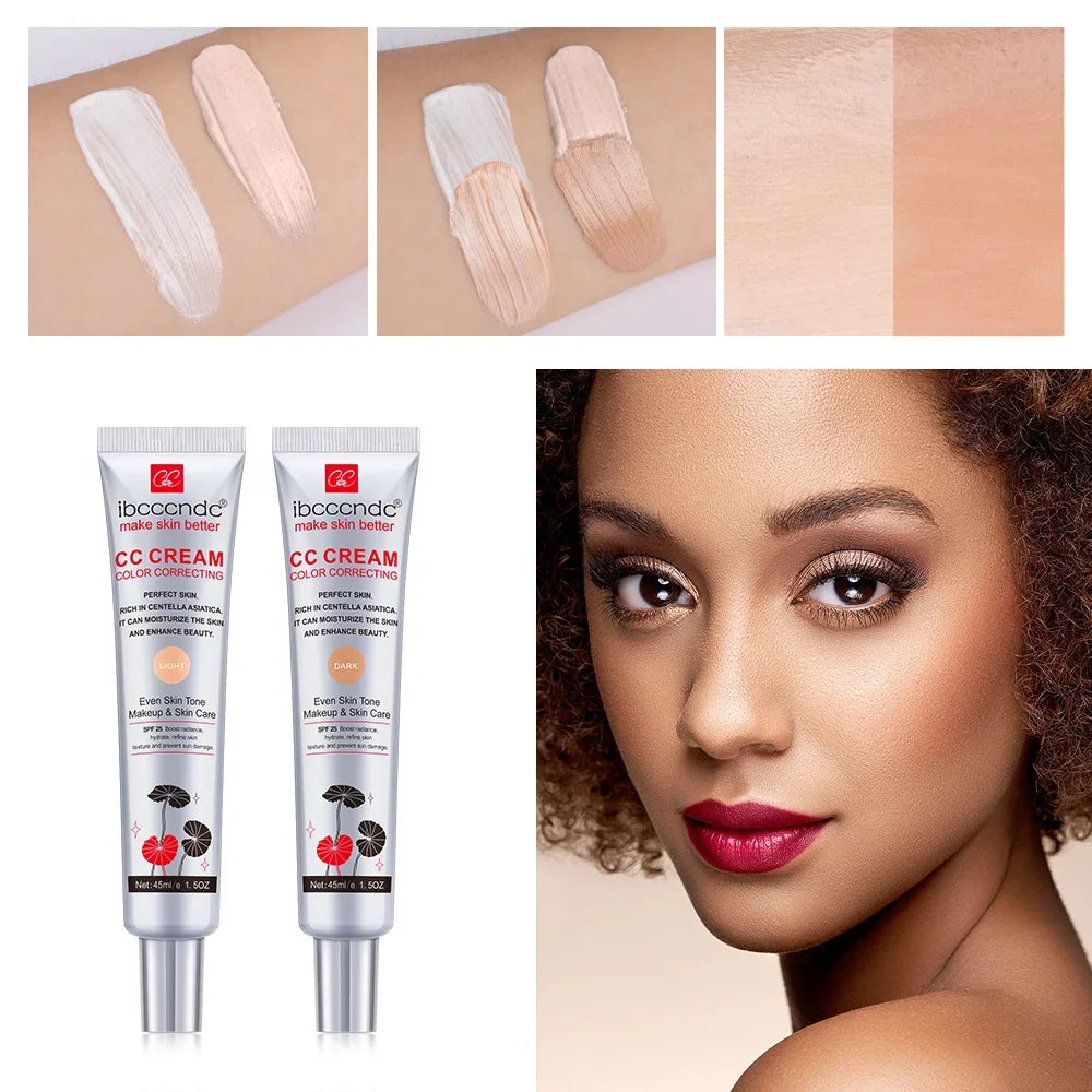 Colour Changing Foundation Full Coverage Base Makeup CC Cream