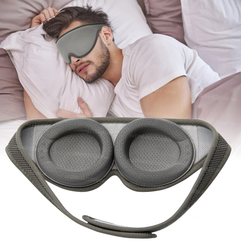 3D Sleep Eye Mask 100% Blackout Zero Eye Pressure Cover