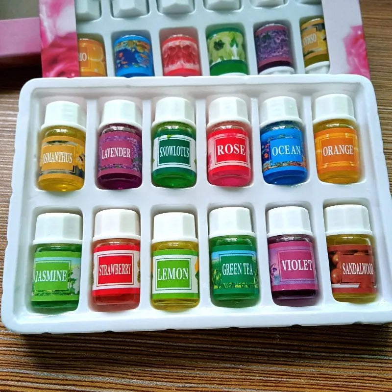 12PCS 3ML Natural Plant Aromatherapy Essential Oil Set