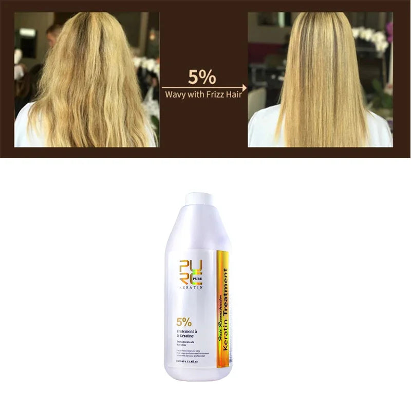 PURC Brazilian Keratin Hair Treatment for Smoothing Repair