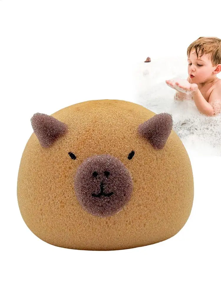 Wash Blistering Capybara Bath Sponge Ball Cute Cartoon Animal