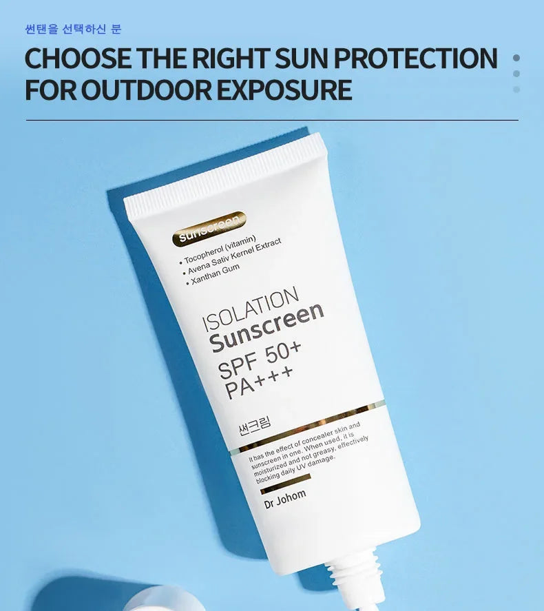 SPF 50+ Sunscreen Long Lasting Waterproof Protection Cream