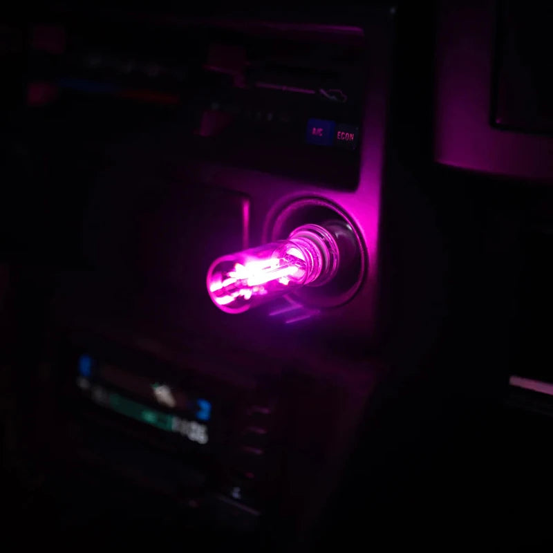 USB Touch Controlled Vehicle Interior Night Lights Retro-Inspired Mood Lamps For Car Bedroom Hallway