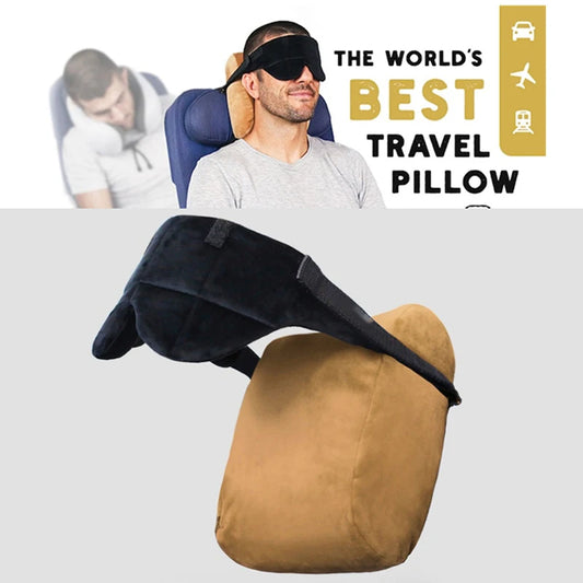 3D Sleep Eye Mask And Headrest Blackout Sleeping Aid