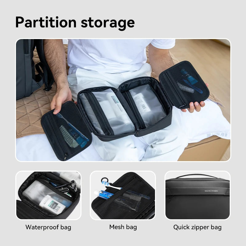 Travel Toiletry Bag Men's Business Trip Gods Waterproof Storage