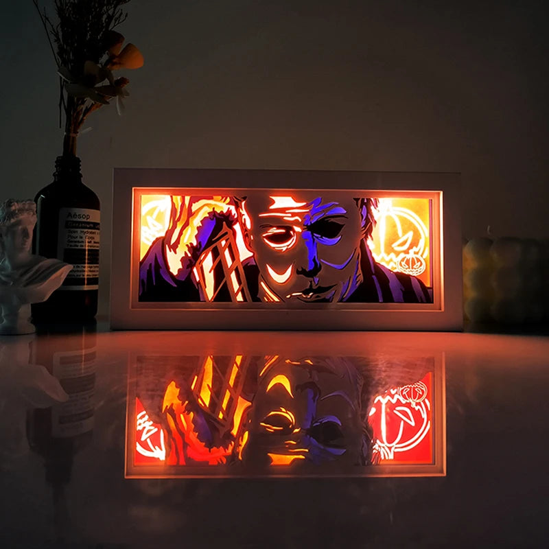 Anime Light Box Led Strip Lights Shadow Box Usb Table Lamp