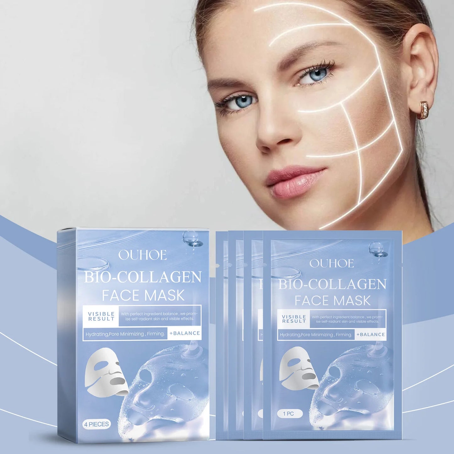 Bio Collagen Face Mask Overnight Hydrating Skin Care