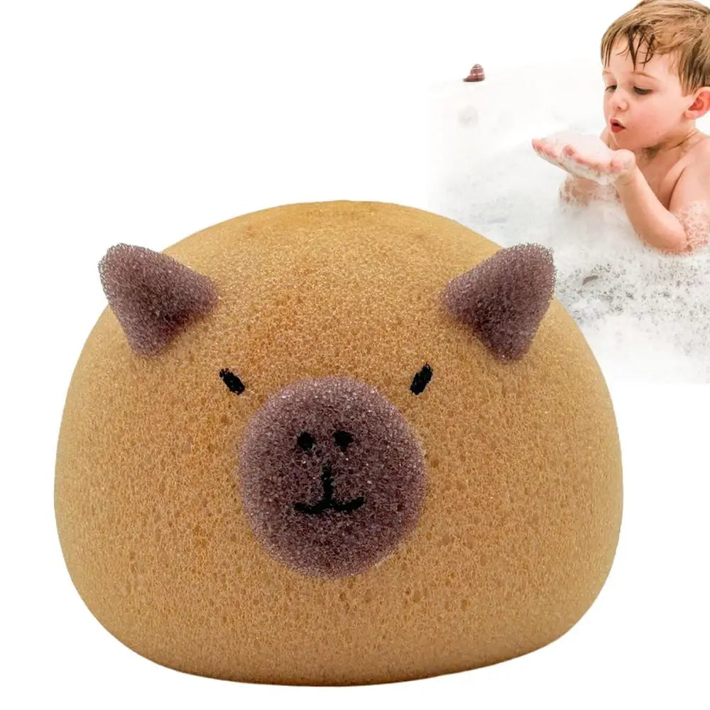 Wash Blistering Capybara Bath Sponge Ball Cute Cartoon Animal