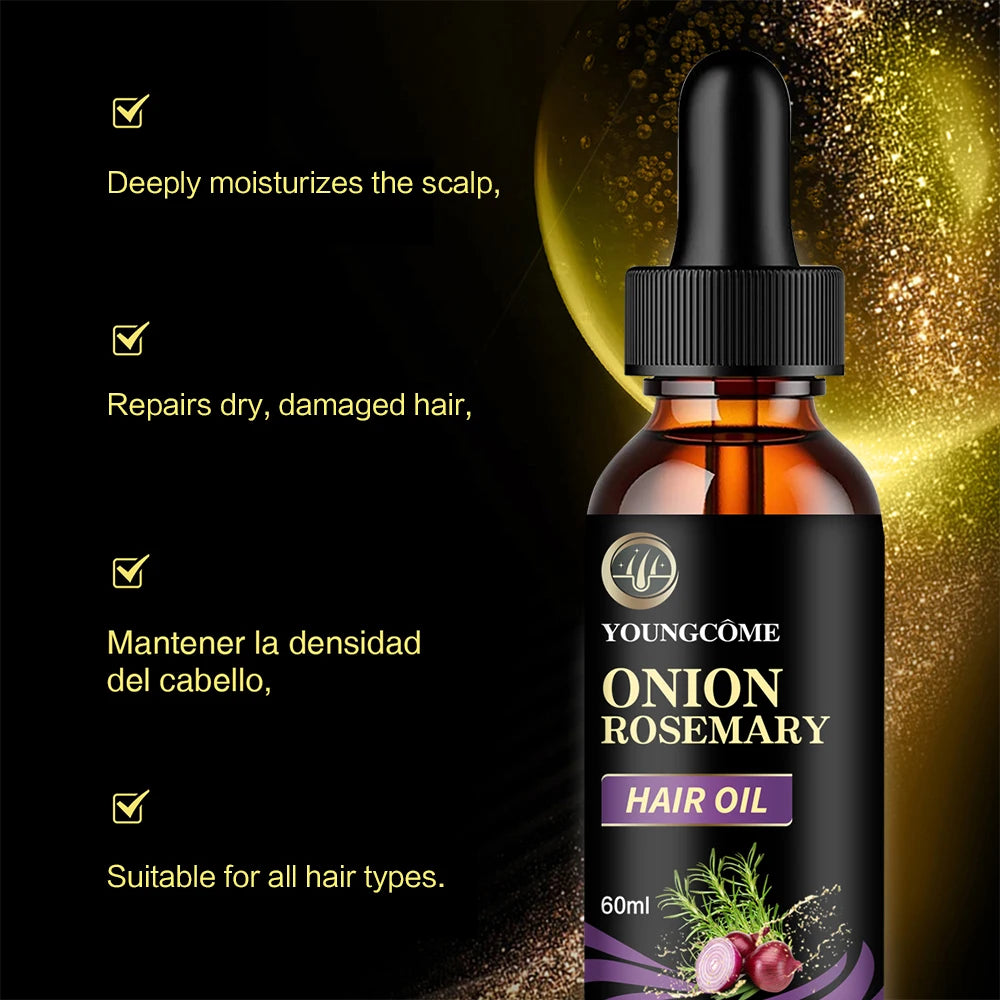 Hair Rapid Growth Essential Oil Onion Rosemary Hair Care