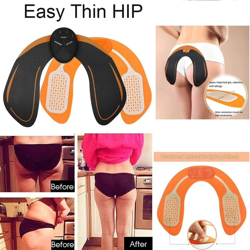 EMS Muscle Stimulation Electric Hip Trainer for Weight Loss