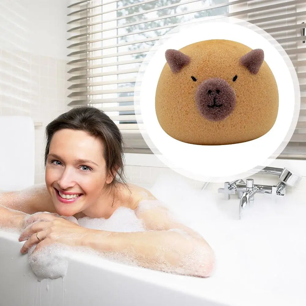 Wash Blistering Capybara Bath Sponge Ball Exfoliate Brushes