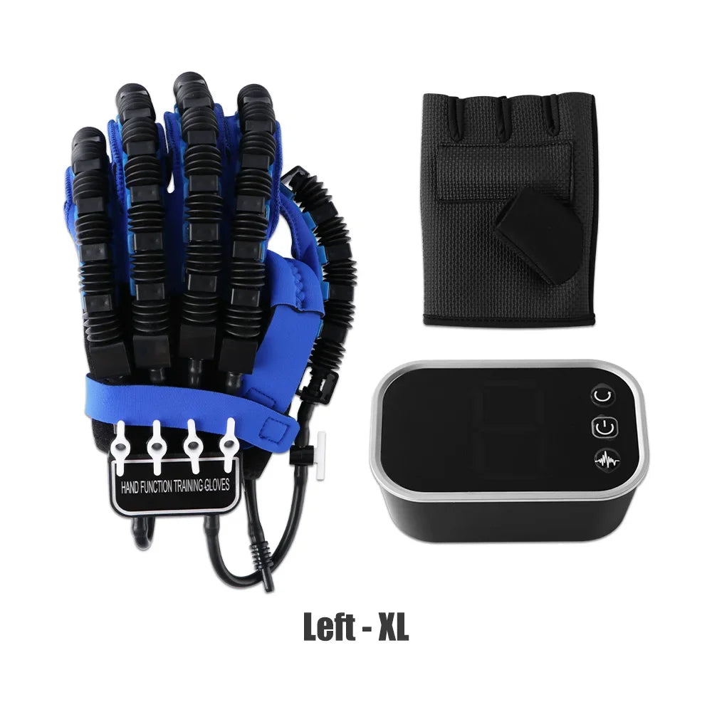 Stroke Rehabilitation Glove Finger Robot Trainer for Hemiplegia