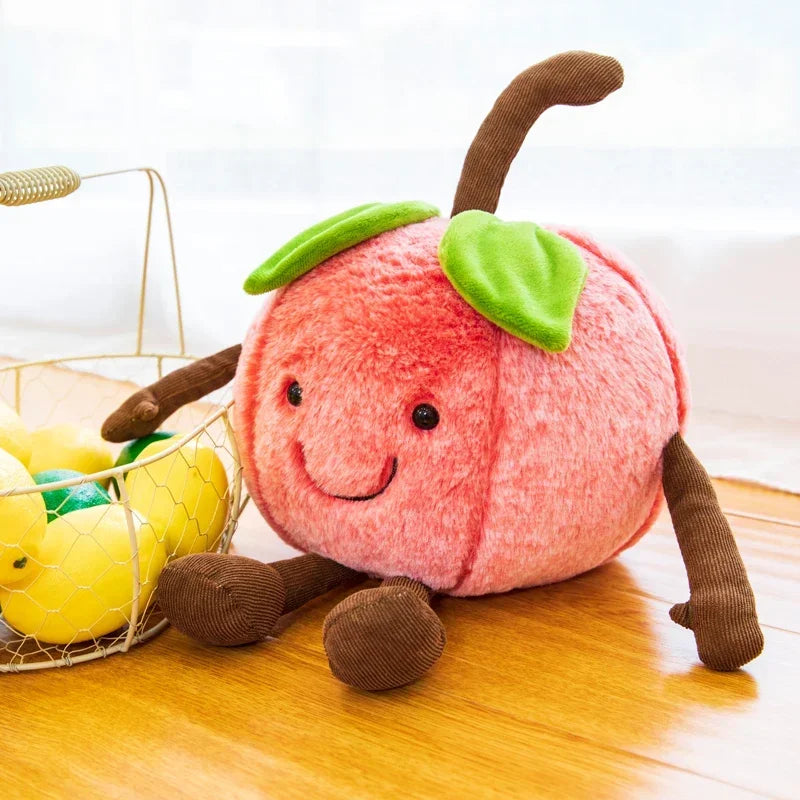 Watermelon Plush Cuddly Pillow Sleeping Cherry Doll Gift