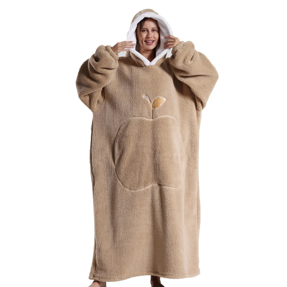 2024 Winter Oversized Wearable Blanket Hoodie for All