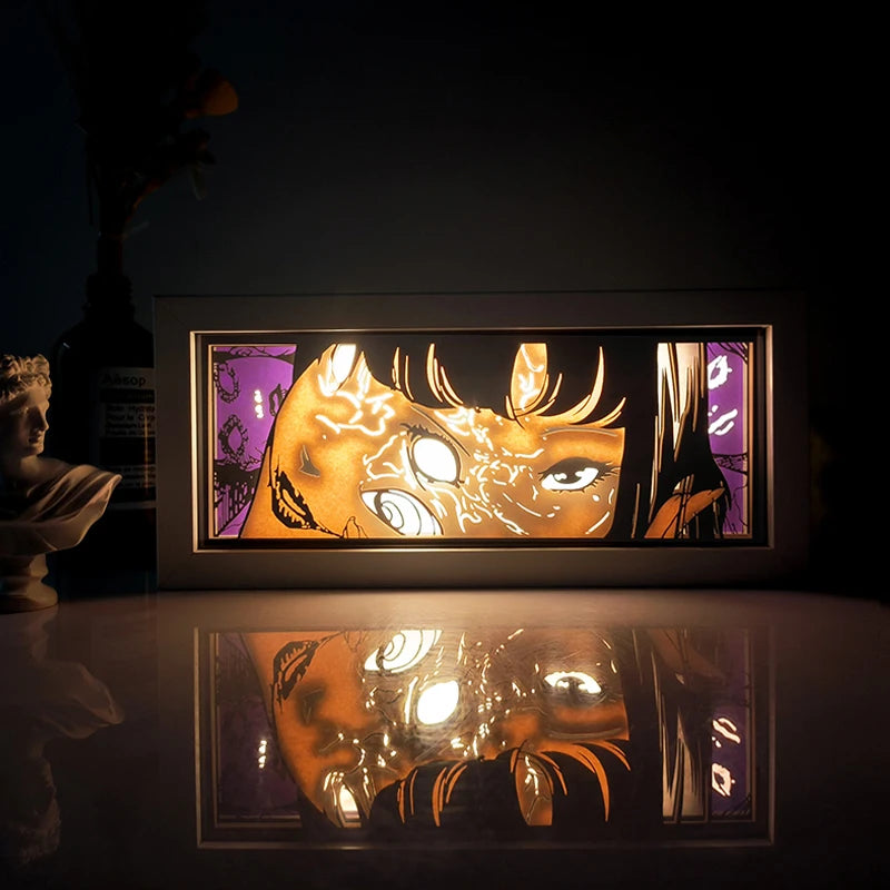 Anime Light Box Led Strip Lights Shadow Box Usb Table Lamp