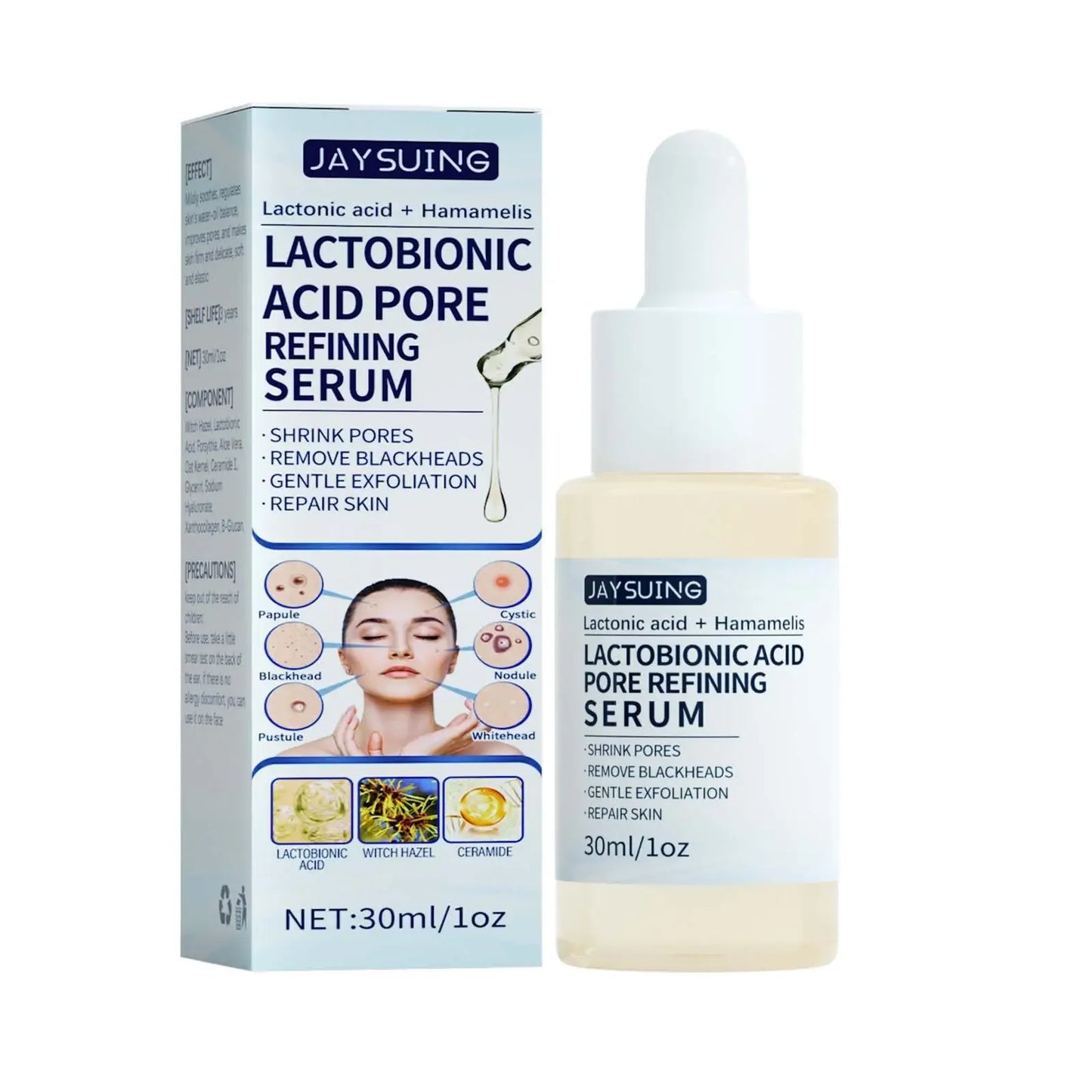 Lactobionic Acid Shrink Pore Essence 30ml - Firm & Brighten