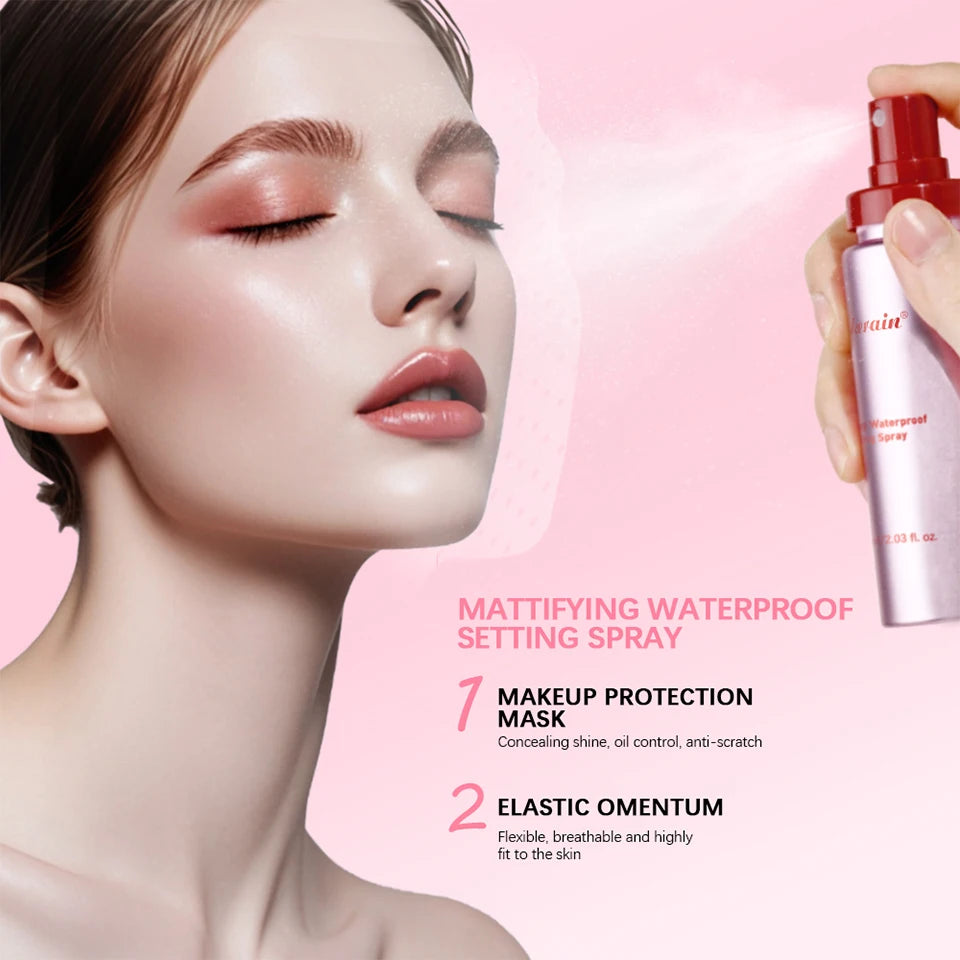 Mattifying Waterproof Setting Spray for All Skin Types