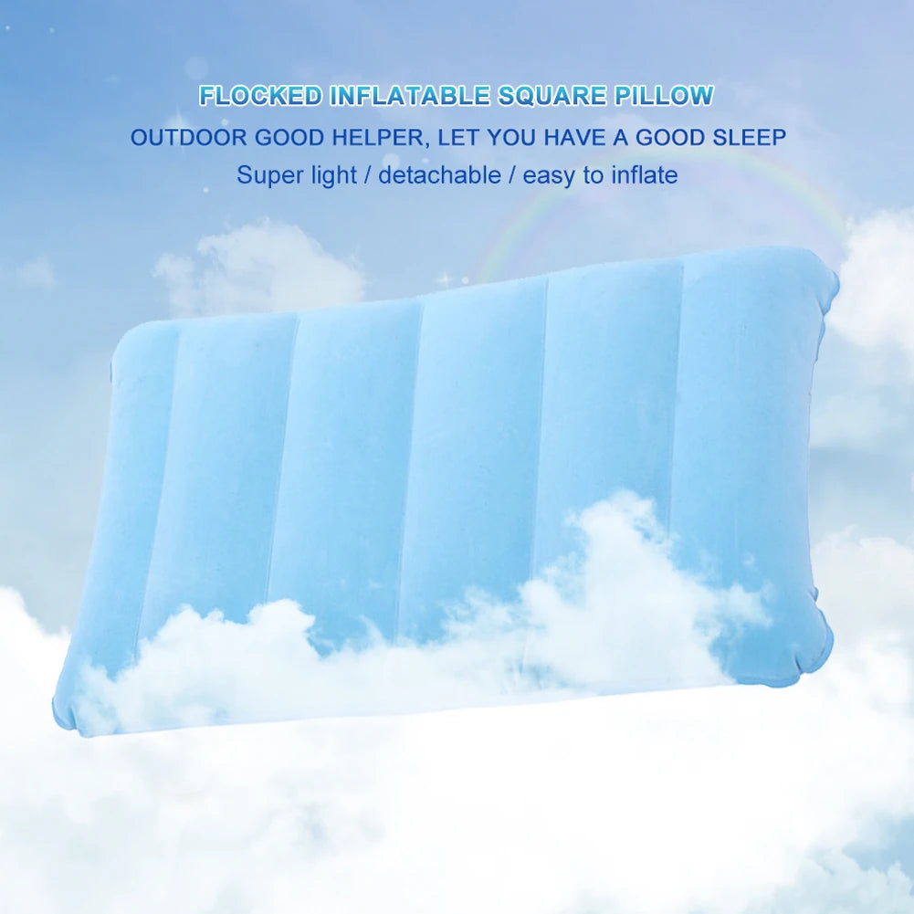 47x30cm Inflatable Air Pillow for Ergonomic Neck Support