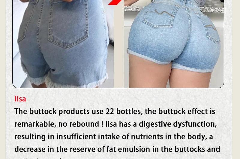 Increase Buttocks Cream for Natural Curves and Shape