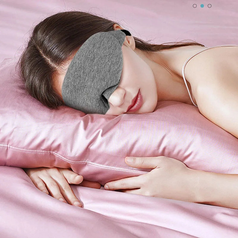 Cotton Sleep Eye Mask Light Blocking Soft Eye Shade Cover