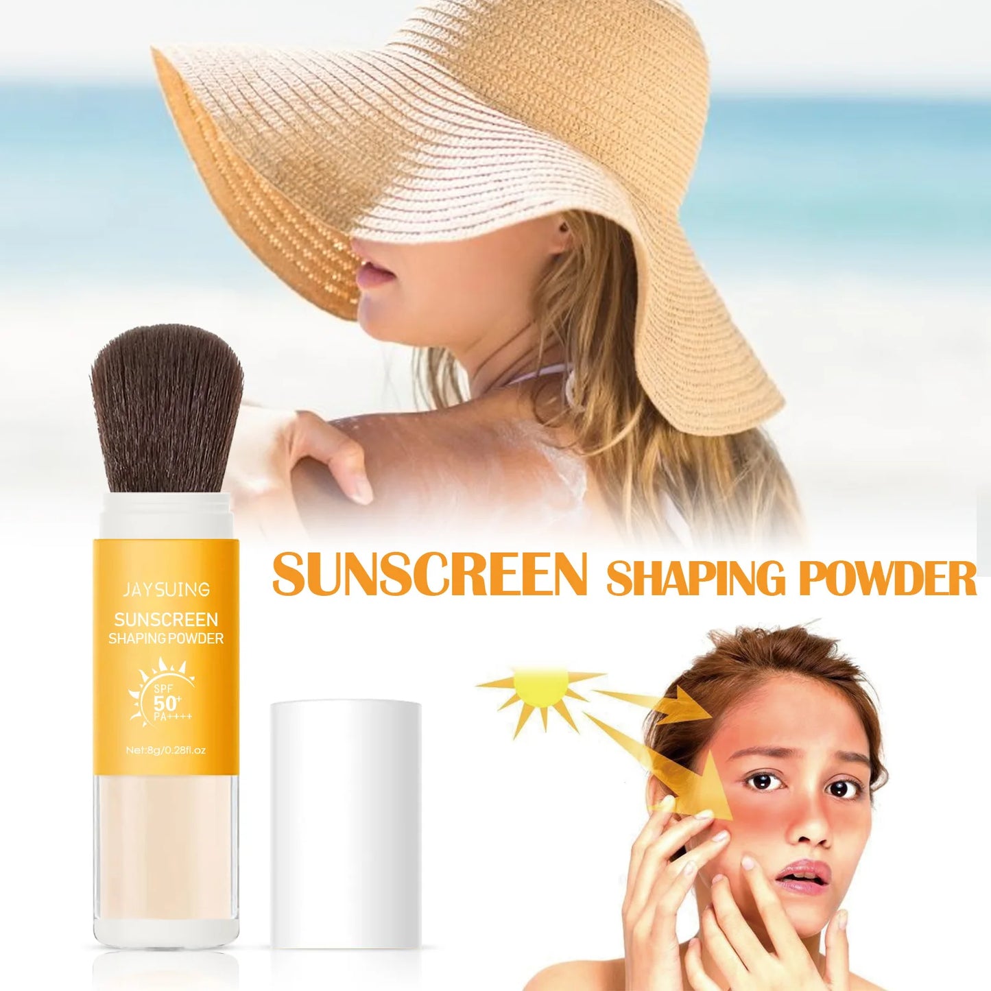 Sunscreen Loose Powder Sunblock Skin Protective Solar Blocker