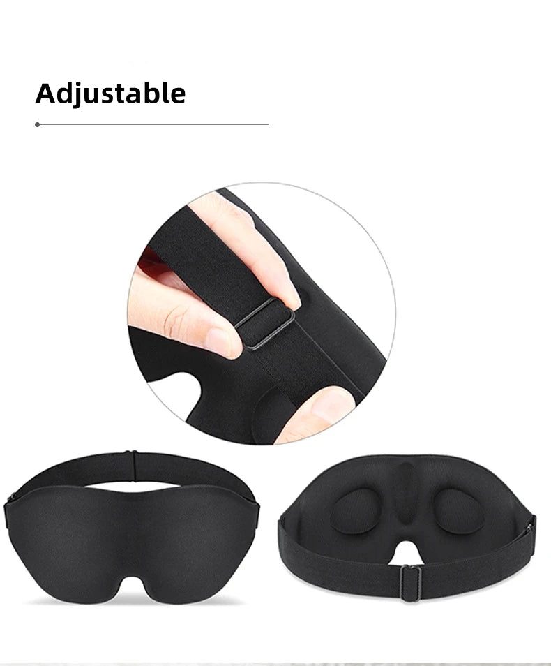 3D Sleep Mask Natural Sleeping Eye Mask Soft Portable Travel