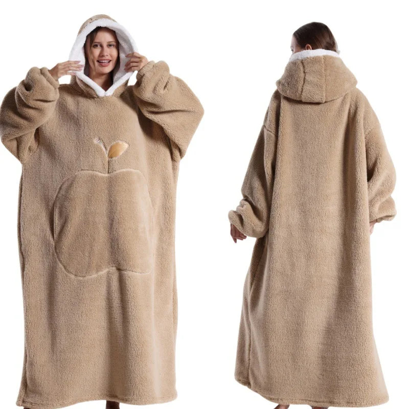 2024 Winter Oversized Wearable Blanket Hoodie for All