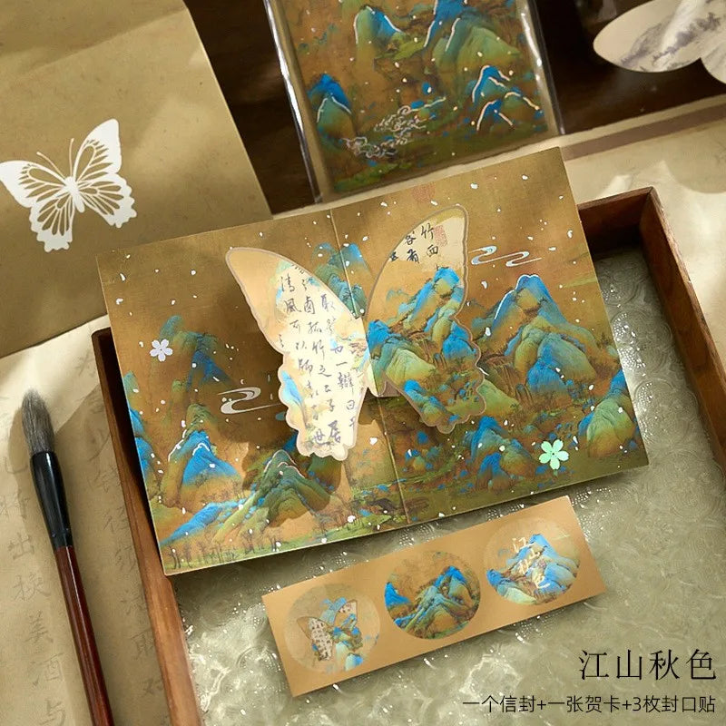 3D Butterfly Pop-Up Greeting Card for All Occasions