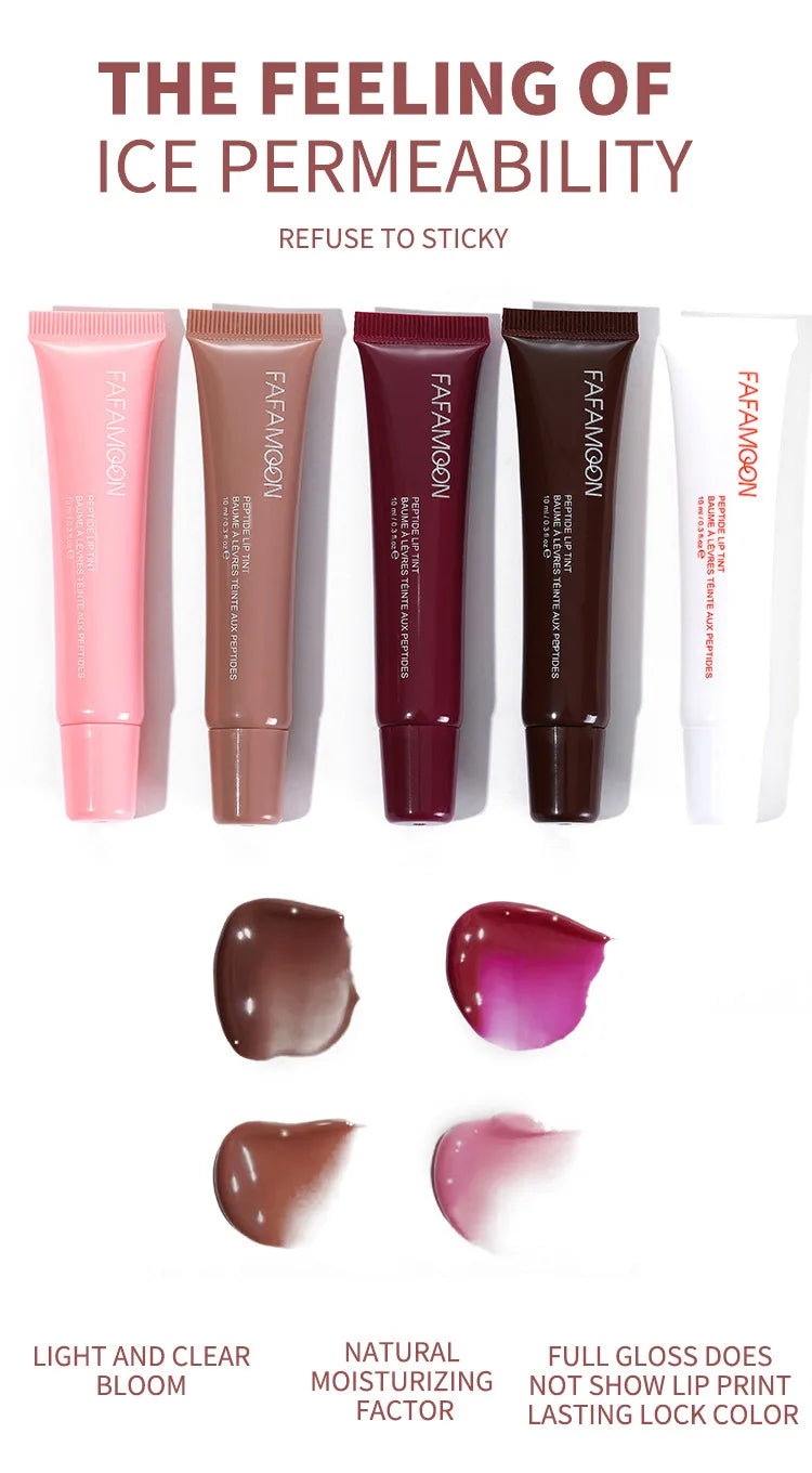 5 Color Moisturizing Mirror Lip Gloss Plumping Lip Oil