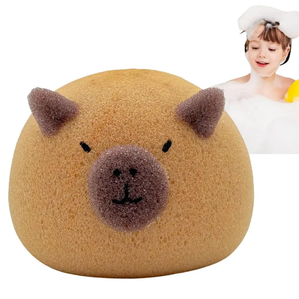 Wash Blistering Capybara Bath Sponge Ball Cute Cartoon Animal